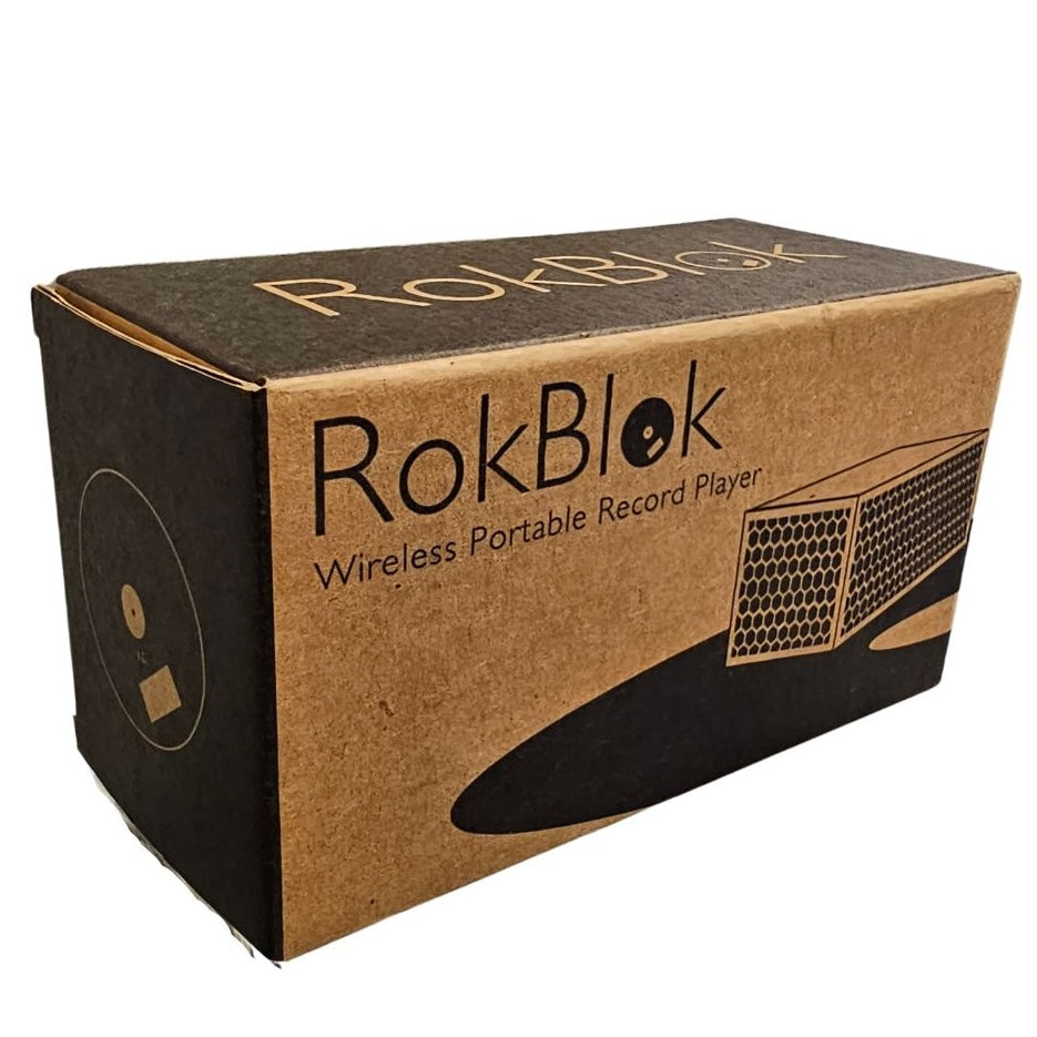 RokBlok 自走式 ポータブルレコードプレーヤー Bluetooth対応+Slipmat/2点セット